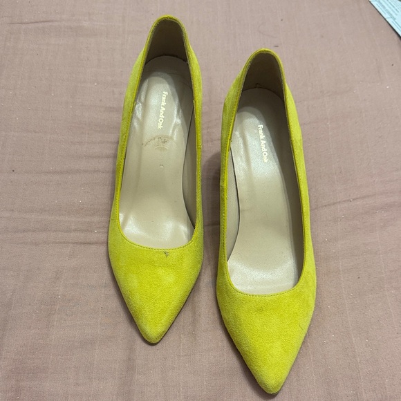Frank & Oak Shoes - Frank & Oak Women's Bright Yellow Heels